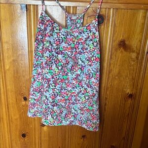 J. Crew Multicolor Floral Tank Top